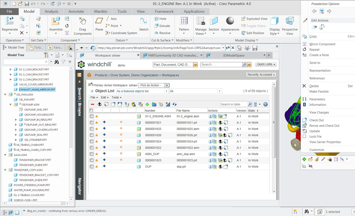 PTC Windchill MCAD Data II
