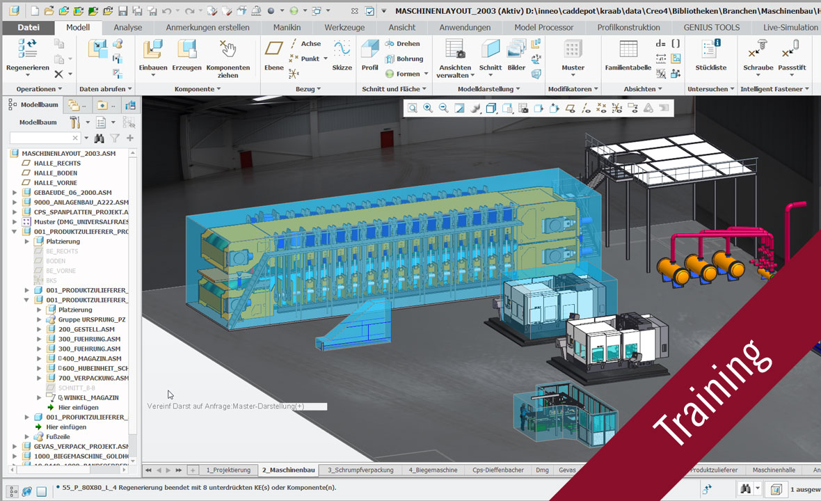 TopDownDesign mit Creo Parametric 4.0